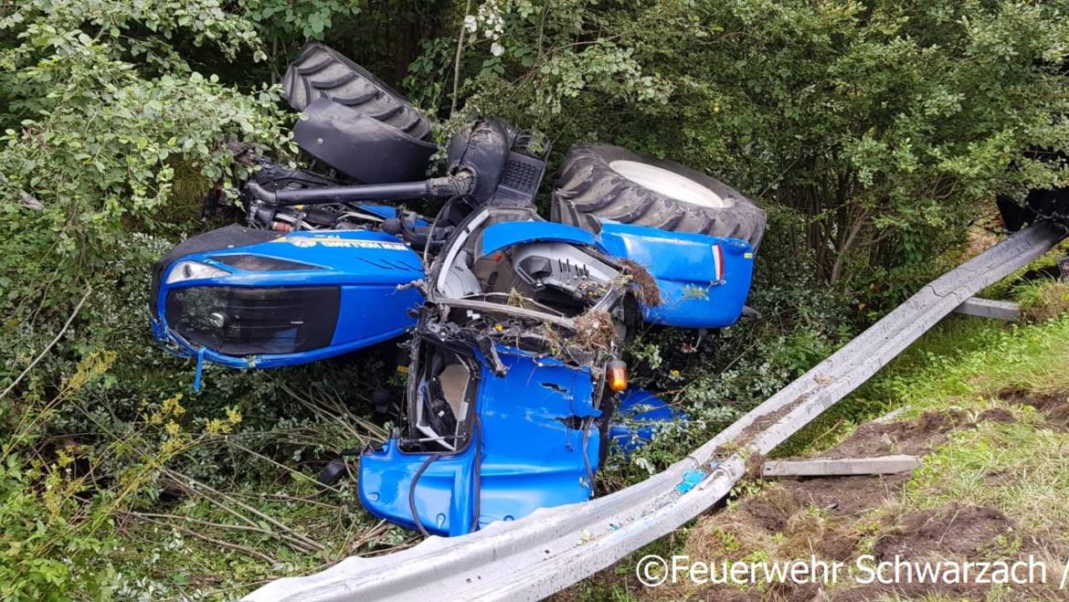 Schwerer Verkehrsunfall in Goldegg auf der L213