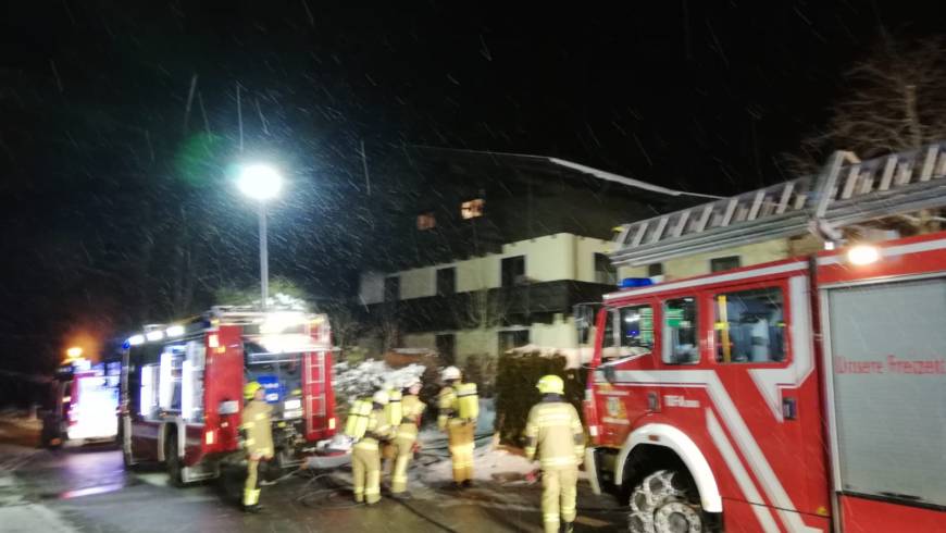 Brand Alarmstufe 2 in Goldegg