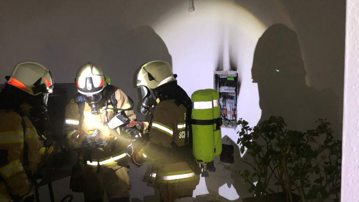 Brand Elektroverteiler