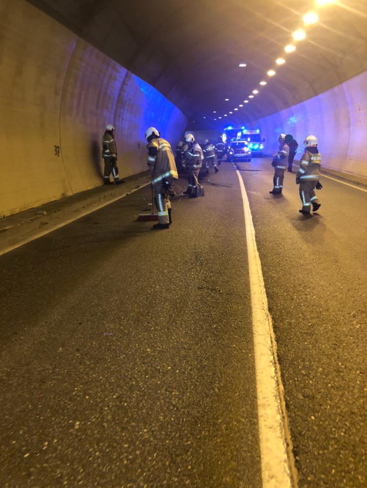 Verkehrsunfall im Mauthtunnel