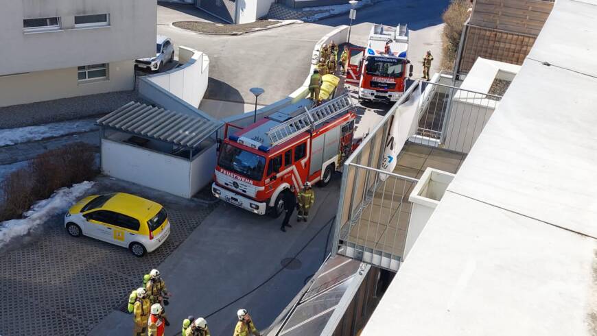 Brand Wohnhausanlage