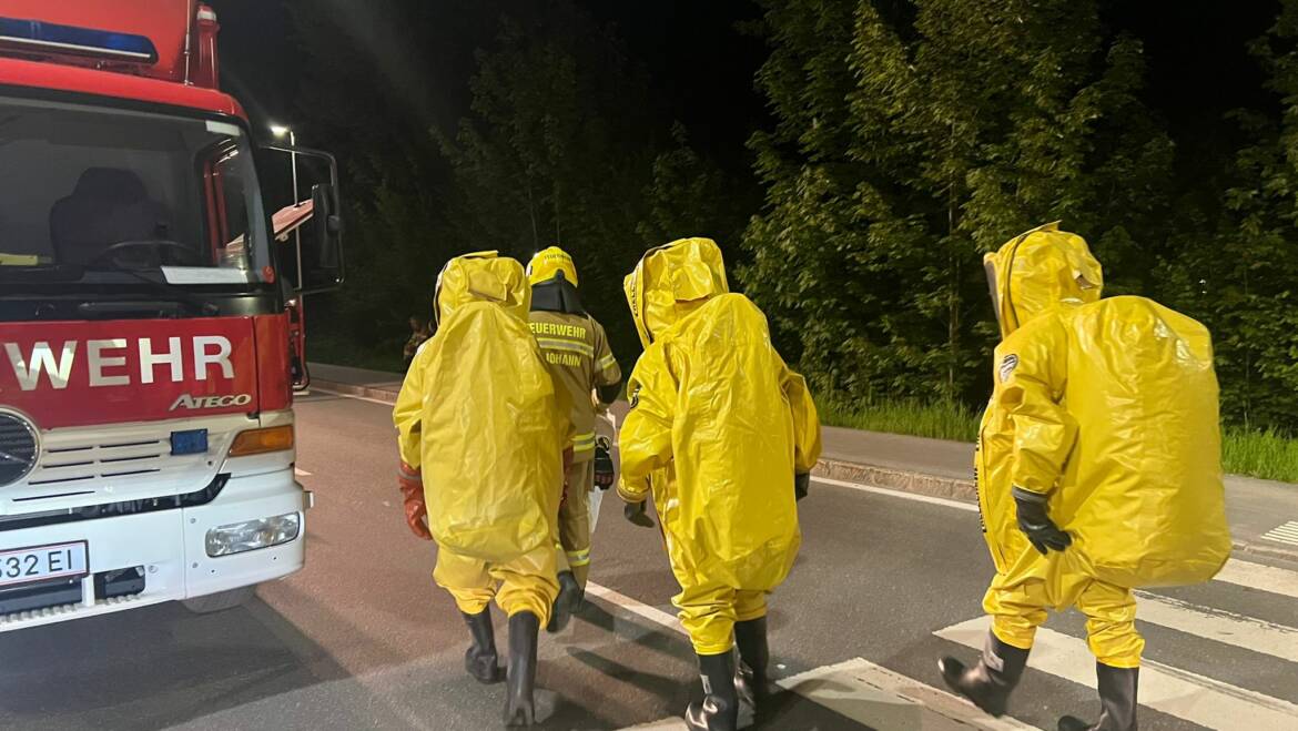 Gefahrguteinsatz in St.Johann