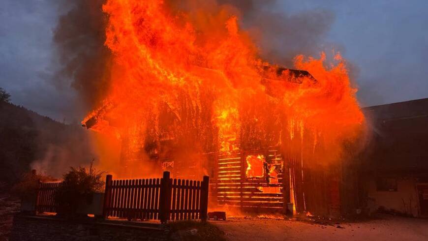 Brand Landwirtschaftliches Objekt Großarl