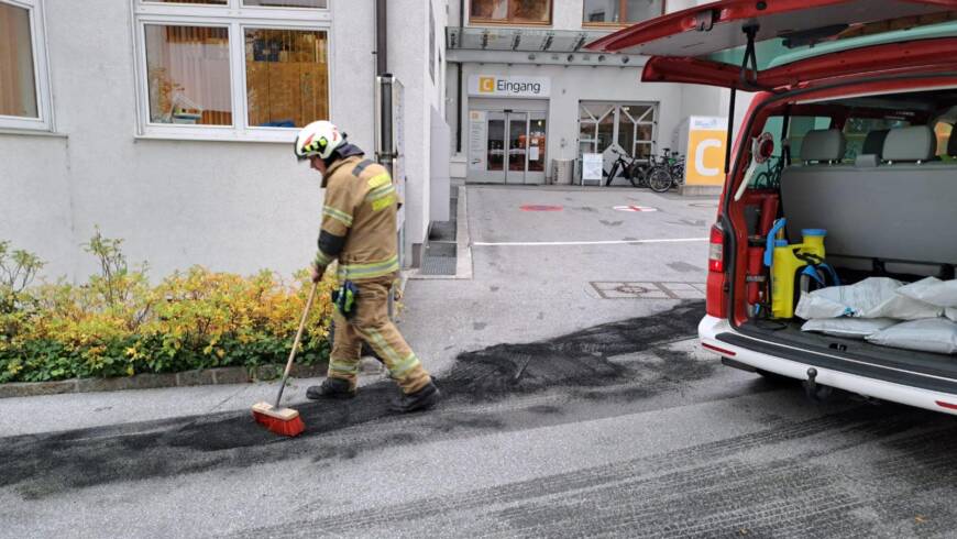 Öleinsatz Klinikum Schwarzach